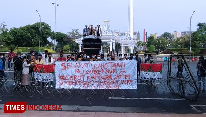 Buntut Ultah Gubernur Khofifah, BEM Nusantara Minta Penanganan Hukum Tak Tebang Pilih