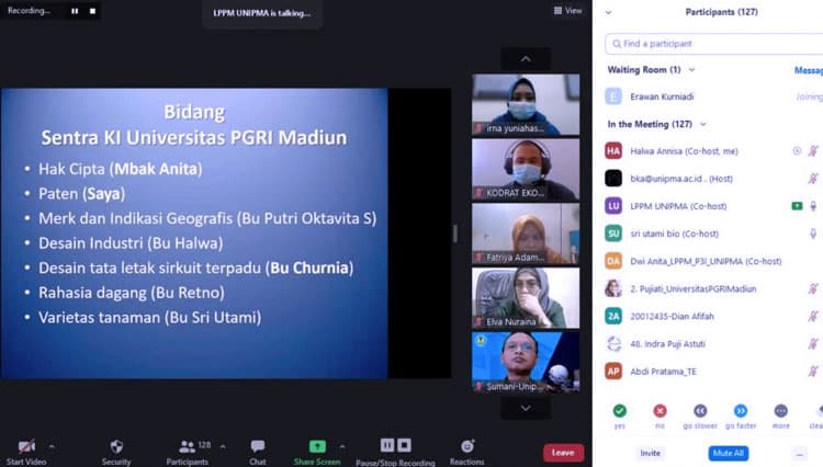 Top, Unipma Madiun Kini Punya Biro Sentra Kekayaan Intelektual