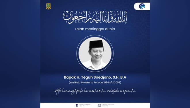 Kabar Duka, Mantan Wali Kota Mojokerto Meninggal Dunia