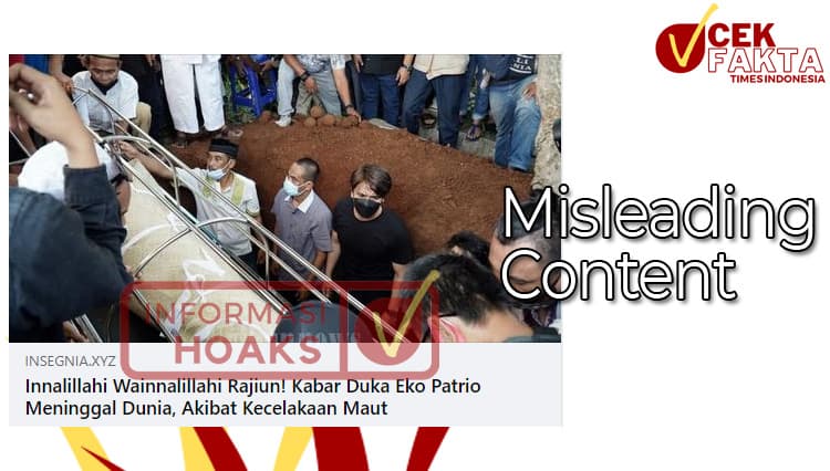 [CEK FAKTA] Hoaks, Eko Patrio Meninggal Akibat Kecelakaan