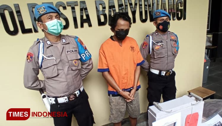 Polresta Banyuwangi Ringkus Pelaku Spesialis Pencuri Baterai Tower