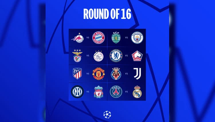 Drawing Ulang, Banyak Big Match di Babak 16 Besar Liga Champions 2021-2022