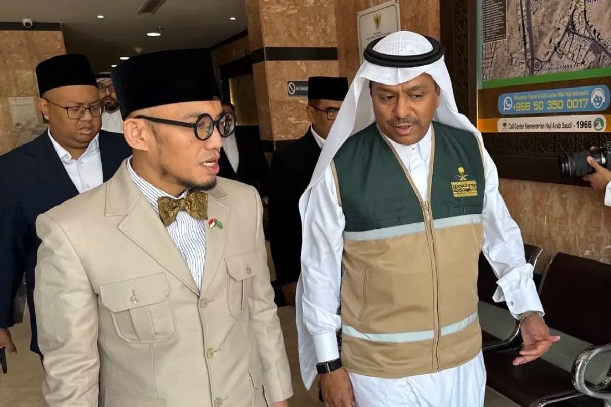 Kurangi Kepadatan Mina, Wamenhaj RI Bahas Skema Tanazul Saat Temui Wamenhaj Saudi
