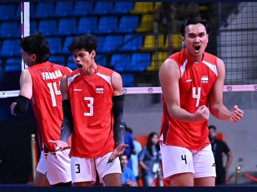Dramatis! Timnas Voli Putra Indonesia Tumbangkan Qatar di AVC Men's Volleyball Cup 2026