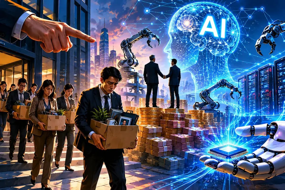 Triliunan Rupiah Mengalir ke AI, Gelombang PHK Industri Teknologi Menguat