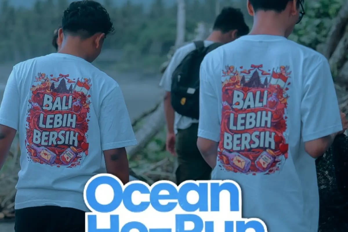 Padukan Olahraga dan Aksi Lingkungan, OceanHe-Run Ajak Masyarakat "Plogging" di Pantai Amed