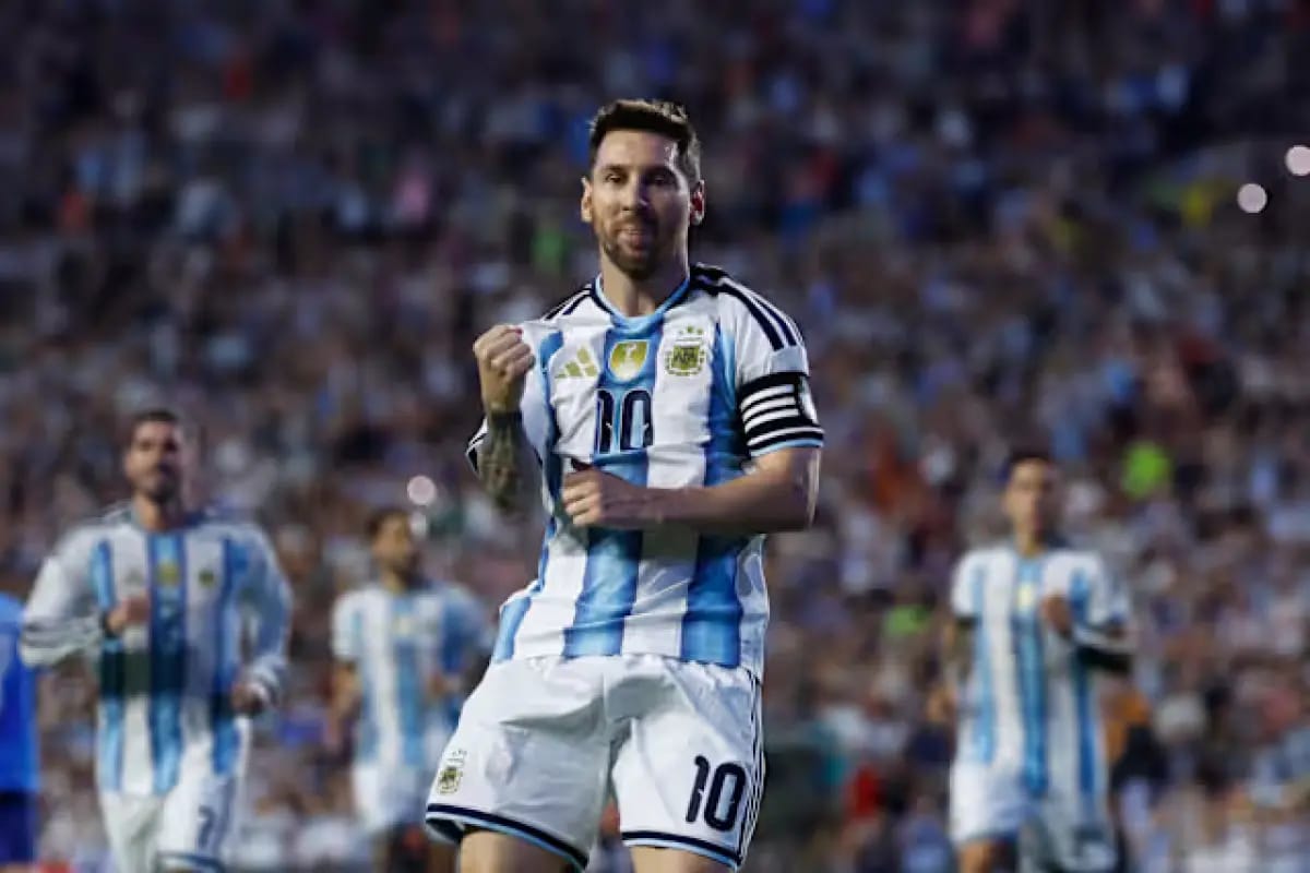 Pemanasan Piala Dunia: Lionel Messi Cetak Gol ke-911, Argentina Kalahkan Islandia 3-0