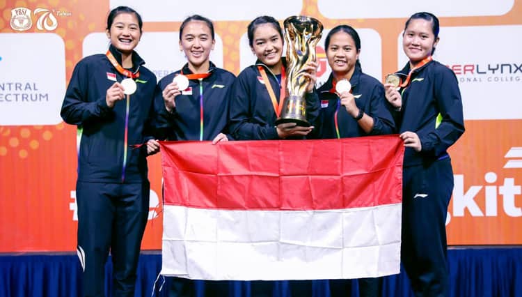Bawa Merah Putih Juara BATC 2022, Tim Putri Indonesia Sempat Tegang