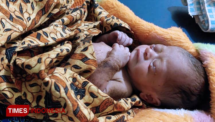 Bayi Berbobot 2,4 Kg Ditemukan Masih Tertutup Jaket di Bondowoso