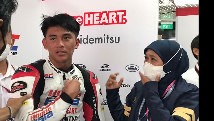 Mario Aji Finish P14 di Moto3 GP Mandalika, Gubernur Khofifah Ungkap Rasa Bangga