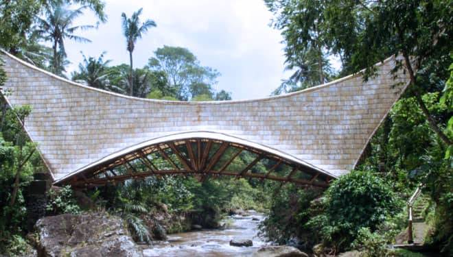 Jembatan Millennium Bali, Jembatan Bambu Terbesar di Asia