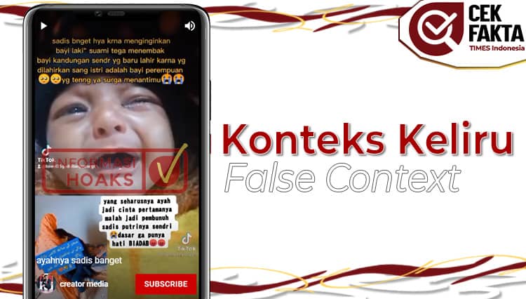 CEK FAKTA: Salah, Video Bayi Baru Lahir Ditembak Ayah Kandungnya