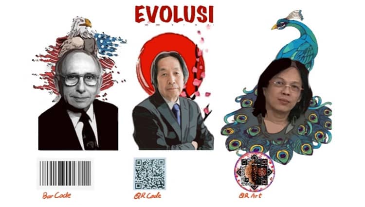 QR Art Karya Mr D, Penyempurnaan Evolusi Barcode dan QR Code