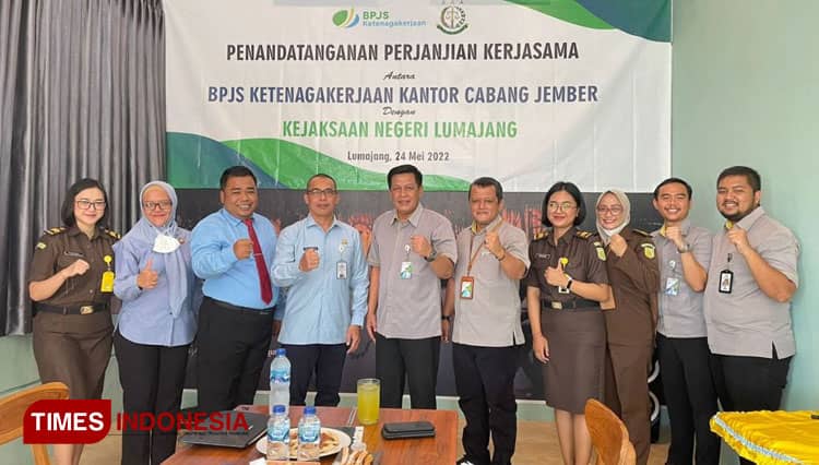 Kejari Lumajang Teken MoU dengan BPJS Ketenagakerjaan, Ini Isinya