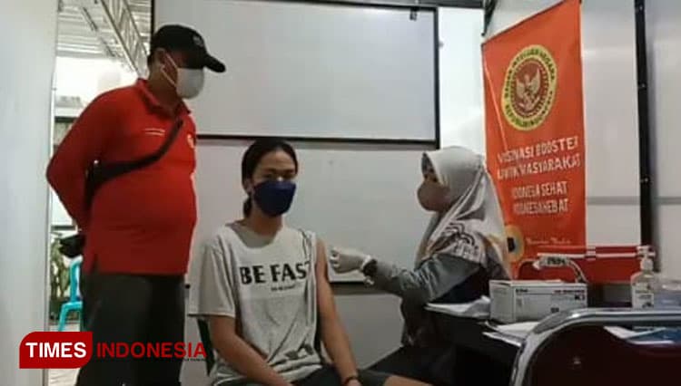 Genjot Capaian Vaksinasi, Binda Jatim dan Dinkes Pacitan Gelontorkan 1.200 Dosis Vaksin Booster