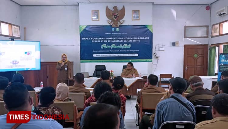 CDK Nganjuk Garap Pengentasan Lahan Kritis Negara