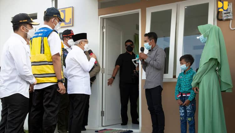 Kementerian PUPR RI Selesaikan Huntap Korban Erupsi Semeru, Wapres RI: Rawat dengan Baik