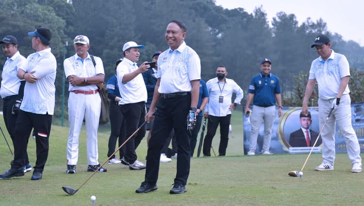 Menpora Amali Apresiasi HIPMI yang Menggelar HGCI Golf Open Tournament 2022