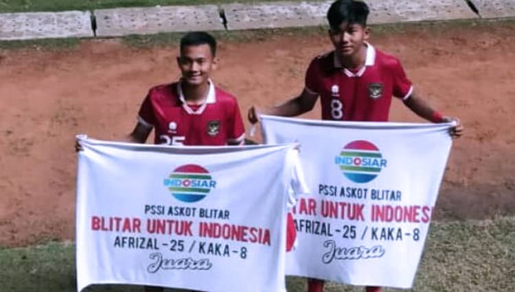 Dua Pemain Sepak Bola Binaan PSSI Kota Blitar Torehkan Prestasi Bersama Timnas U-16