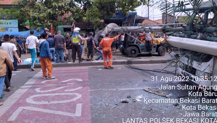 Inilah Penyebab Kecelakaan Maut Truk di Bekasi Jawa Barat