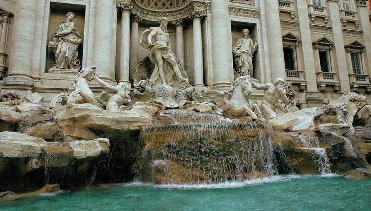 Trevi Fountain, Air Mancur Paling Tersohor dari Roma Italia