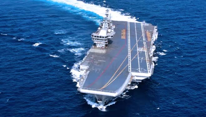 India Luncurkan Kapal Induk Buatan Sendiri