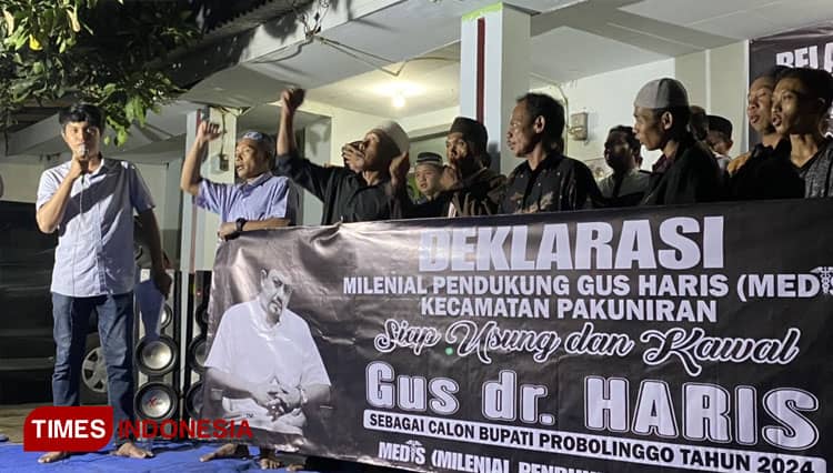 Kelompok Milenial Deklarasikan Diri Dukung Gus Haris sebagai Bacabup Probolinggo