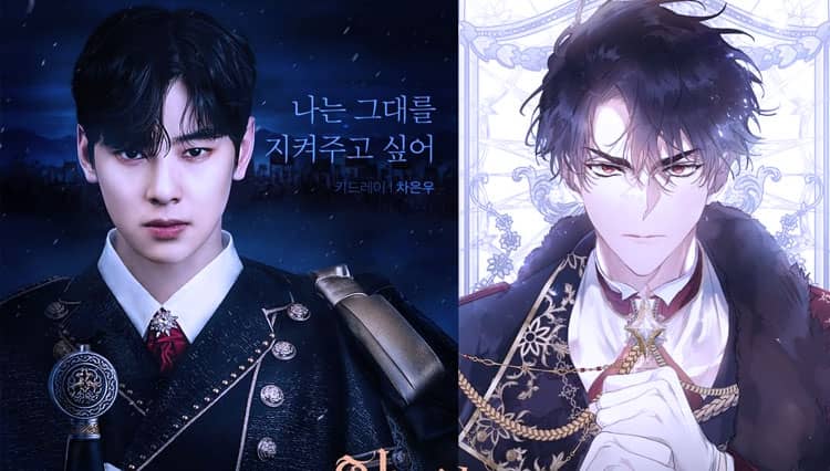 Cha Eun Woo dan Han So Hee Muncul dalam Poster Webtun The Villainess Is A Marionette