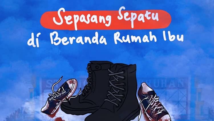 Di Balik Puisi Viral Sepasang Sepatu di Beranda Ibu