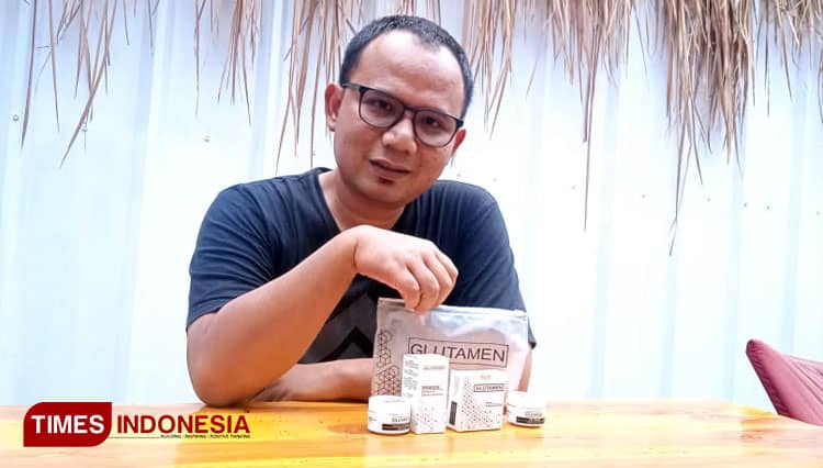 Berawal dari Bully, Pemuda Asal Cirebon Berhasil Ciptakan Glutamen Skincare