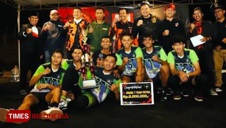 Ditutup Wabup Malang, Ini Para Pemenang Turnamen Bola Voli Pemuda Pancasila Cup