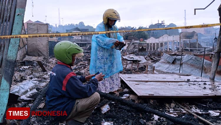 433 Lapak Ludes Akibat Kebakaran Pasar Kesamben Blitar