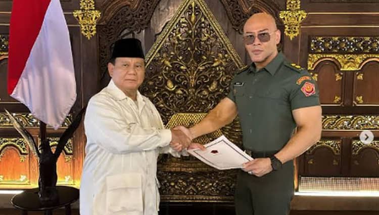 Pemberian Pangkat Letkol Tituler TNI Deddy Corbuzier Dipersoalkan