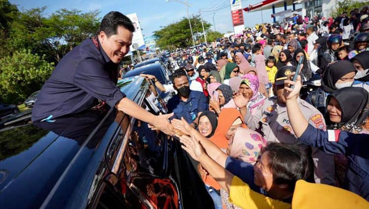 Survei: Erick Thohir Kandidat Cawapres Terkuat Pilpres 2024