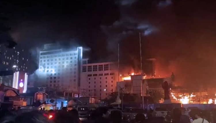 Hotel Kasino di Kamboja Terbakar, 10 Orang Tewas
