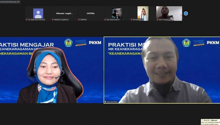 Perdalam Materi Keanekaragaman Hewan, Mahasiswa Pendidikan Biologi Unipma Kuliah Bersama Peneliti Oseanografi BRIN