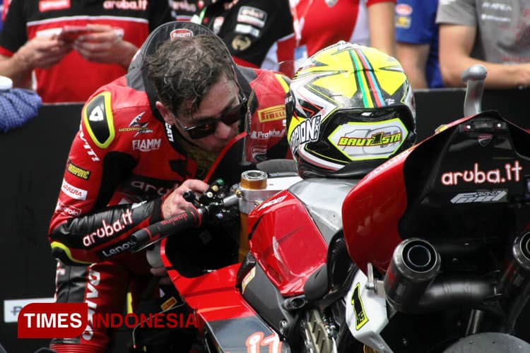 Alvaro Bautista Kembali Jawara di Race 2 WSBK Mandalika 2023