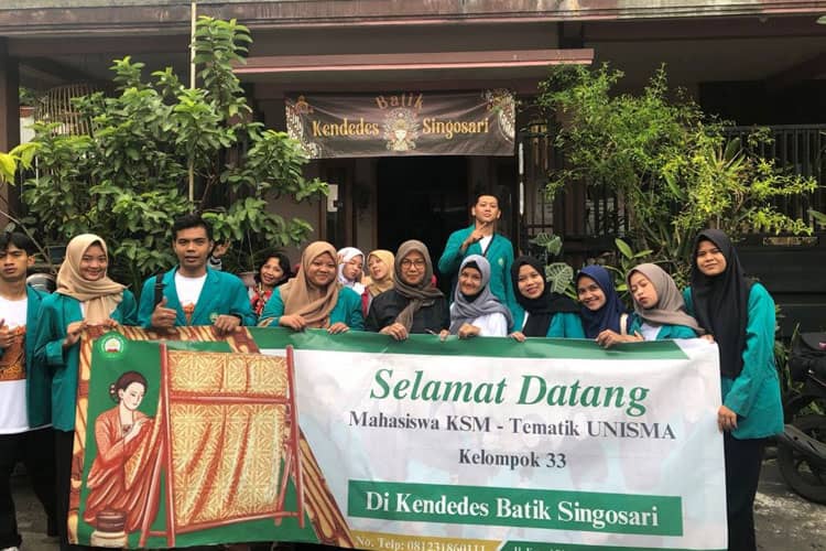 Bantu Mengatasi Pencemaran Lingkungan, KSM Tematik Unisma Malang Membuat Sistem Filtrasi Limbah Batik