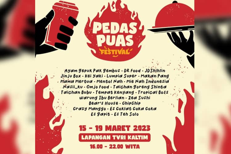 Manjakan Pemuja Pedas, Pedas Puas Festival Siap Digelar