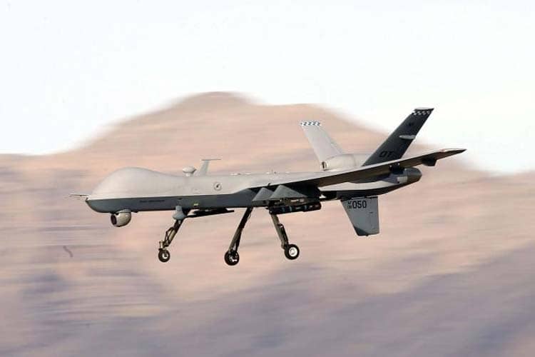 Drone AS Jatuh Setelah Bertabrakan dengan Su-27 di Laut Hitam
