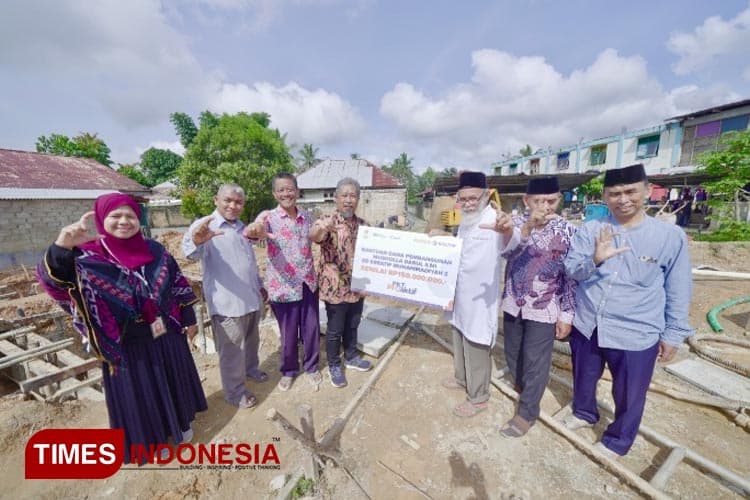 Tingkatkan Fasilitas Pendidikan Keagamaan, Pupuk Kaltim Salurkan Bantuan Pembangunan Musala SD 2 Muhammadiyah Bontang