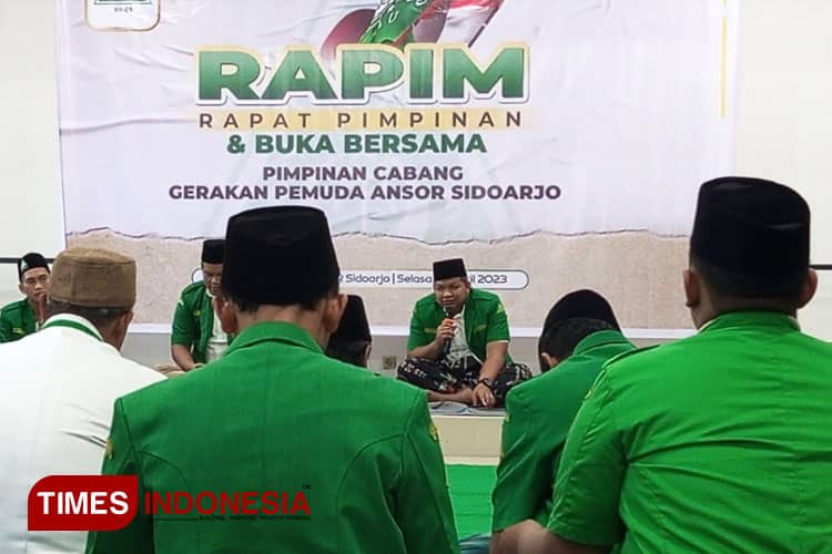 GP Ansor Sidoarjo Dirikan Posko Mudik Lebaran dan Amankan Rumah Pemudik