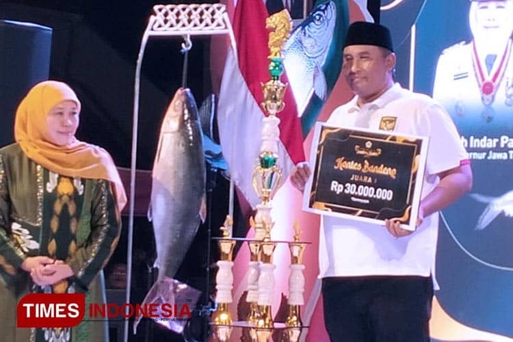 Berbobot 11,5 Kilogram, Juarai Kontes Bandeng Kawak Gresik 2023