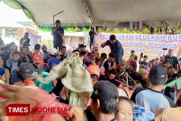 Serunya Tradisi Sedekah Bumi di Jombang, Wujud Syukur Warga Atas Limpahan Hasil Bumi