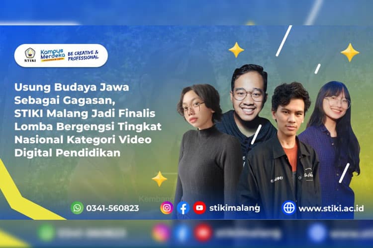 Usung Budaya Jawa Sebagai Gagasan, STIKI Malang Jadi Finalis Lomba Bergengsi Tingkat Nasional Kategori Video Digital Pendidikan