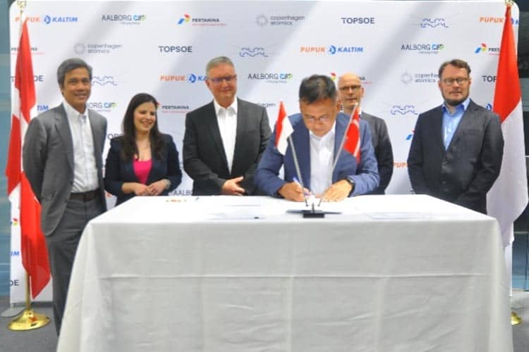 Pupuk Kaltim Gagas Kerja Sama dengan Copenhagen Atomics Kembangkan Green Amonia