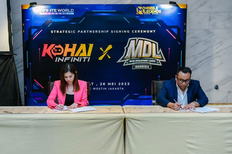 Kohai Infiniti dan Moonton Indonesia Jalin Kerjasama Kemitraan Strategis