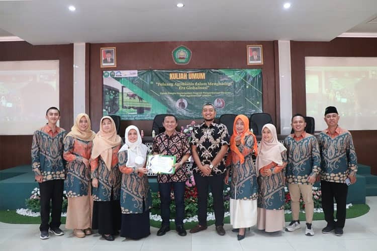 Kompetensi Mahasiswa Prodi Agribisnis Fakultas Pertanian Unisma Malang Meningkat Melalui Visiting Professor