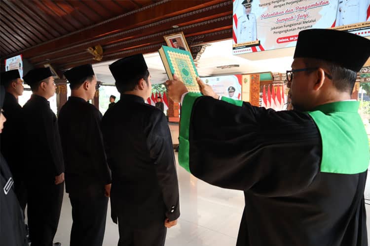 225 PPPK Pemerintah Kabupaten Mojokerto Resmi Dilantik