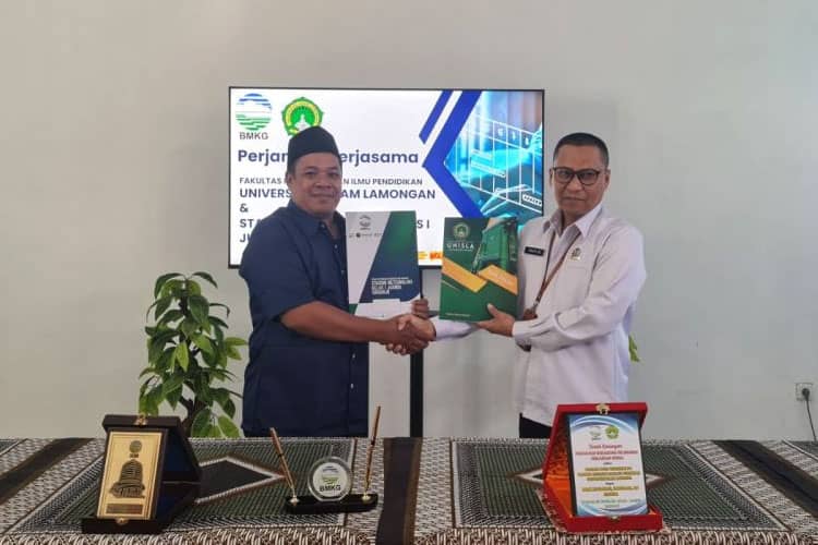 Perkuat Literasi Bencana, Prodi Pendidikan IPA Unisla Kerjasama dengan BMKG-Stasiun Meteorologi Kelas I Juanda Sidoarjo